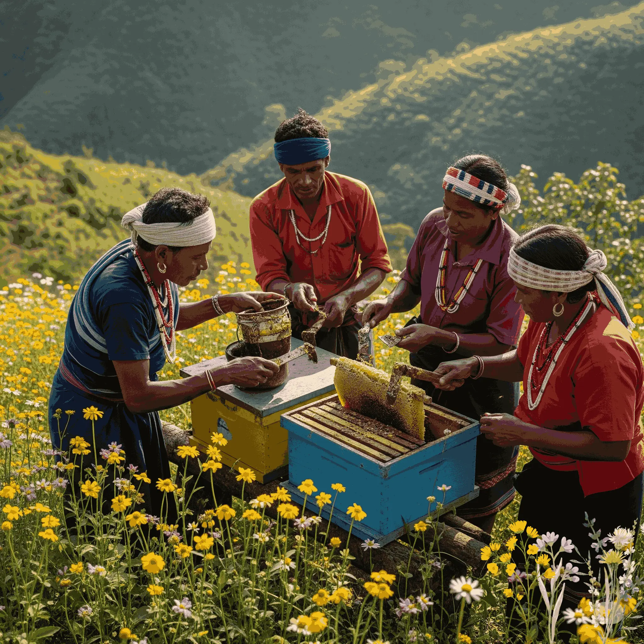 SVR Pure Organic Wild Forest Honey harvested from Araku Valley, Vizianagaram, and Srisailam forests